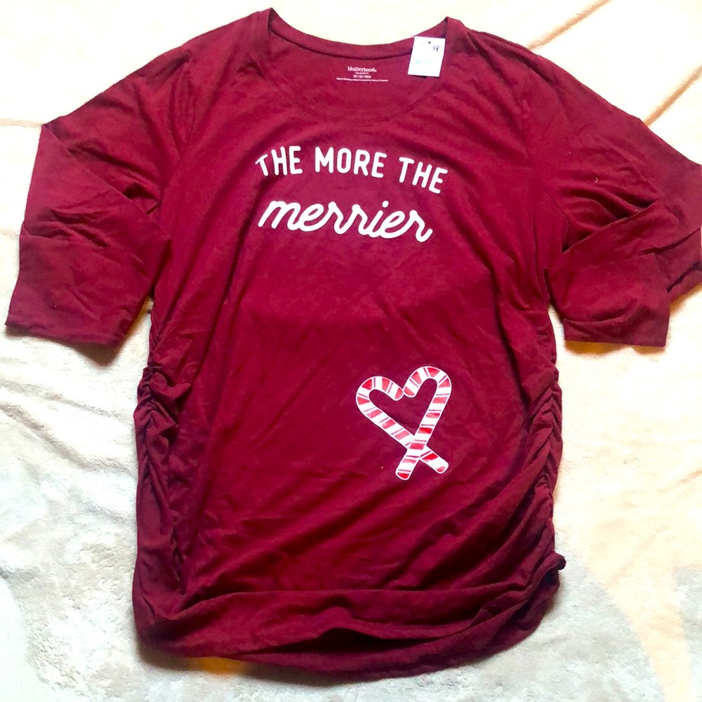 NWT Maternity Top- More the Merrier, size 2X